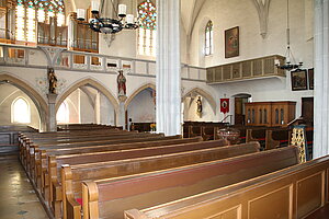 Pöggstall, Pfarrkirche hl. Anna, ehem. Schlosskirche, spätgotische Hallenkirche, um 1480 erbaut